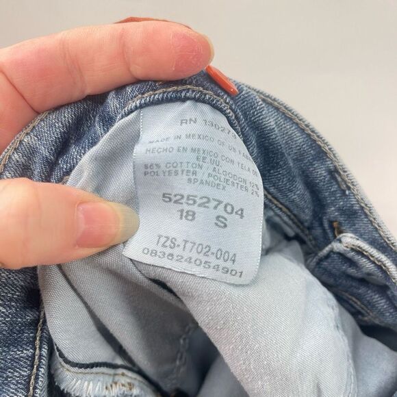 Lee Premium Boys Straight Cut Jeans Denim Regular Adjustable Waist Blue Size 18 - Picture 2 of 13